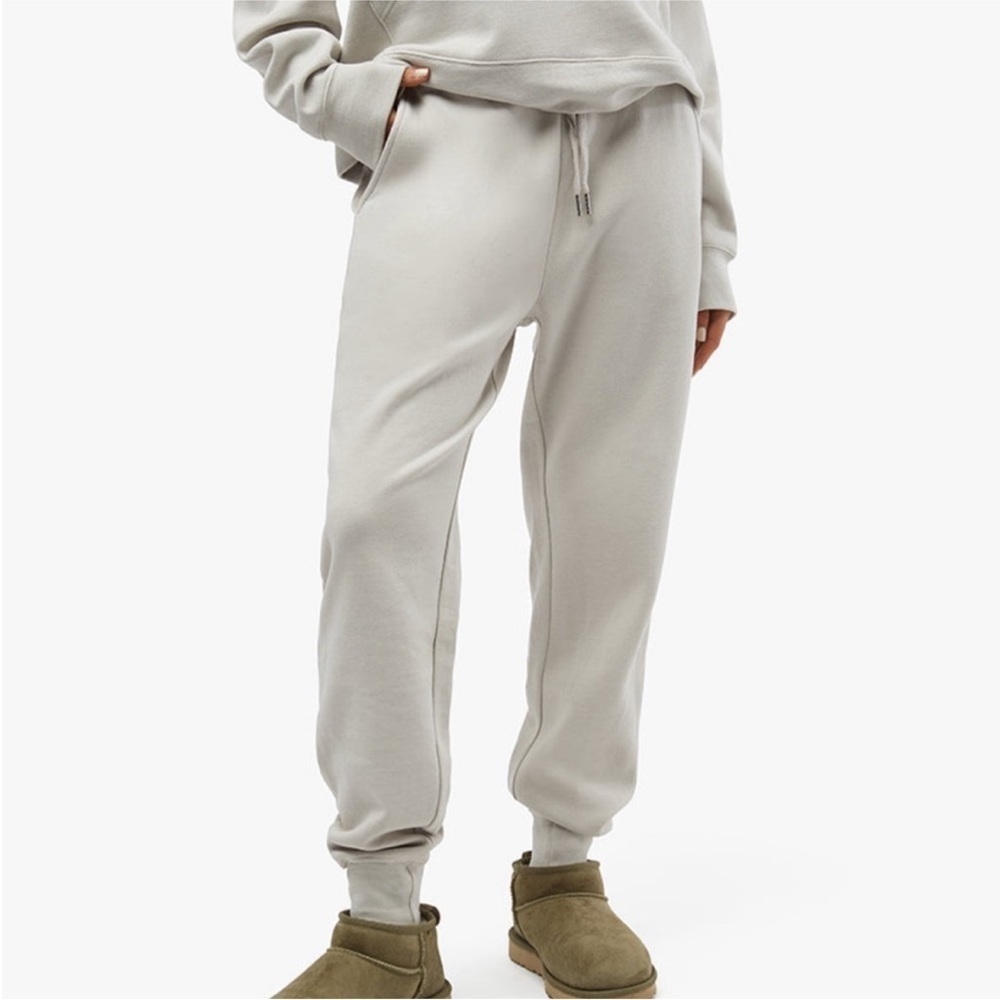 NWT WeWoreWhat Burnout Fleece Jogger - Heather Gray
